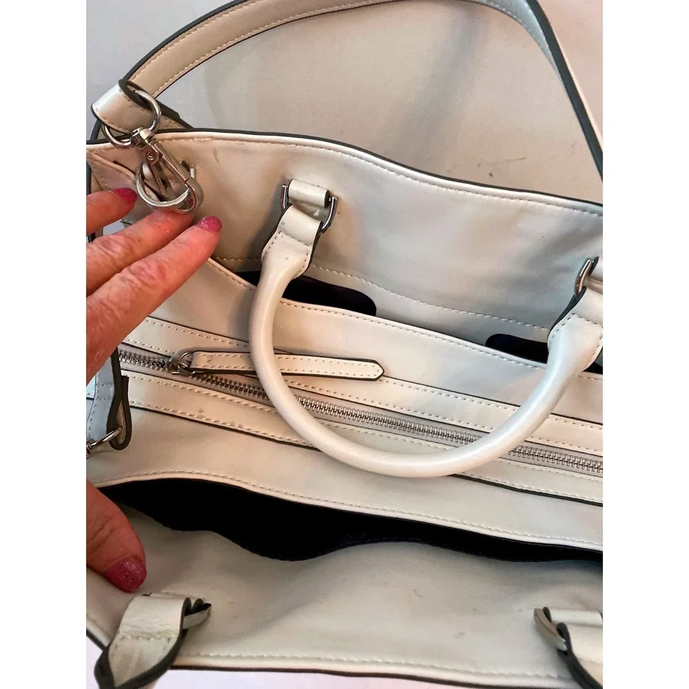 Fiorelli Floral Bird Print Satchel Bag white floral  Top‎ Handle Crossbody